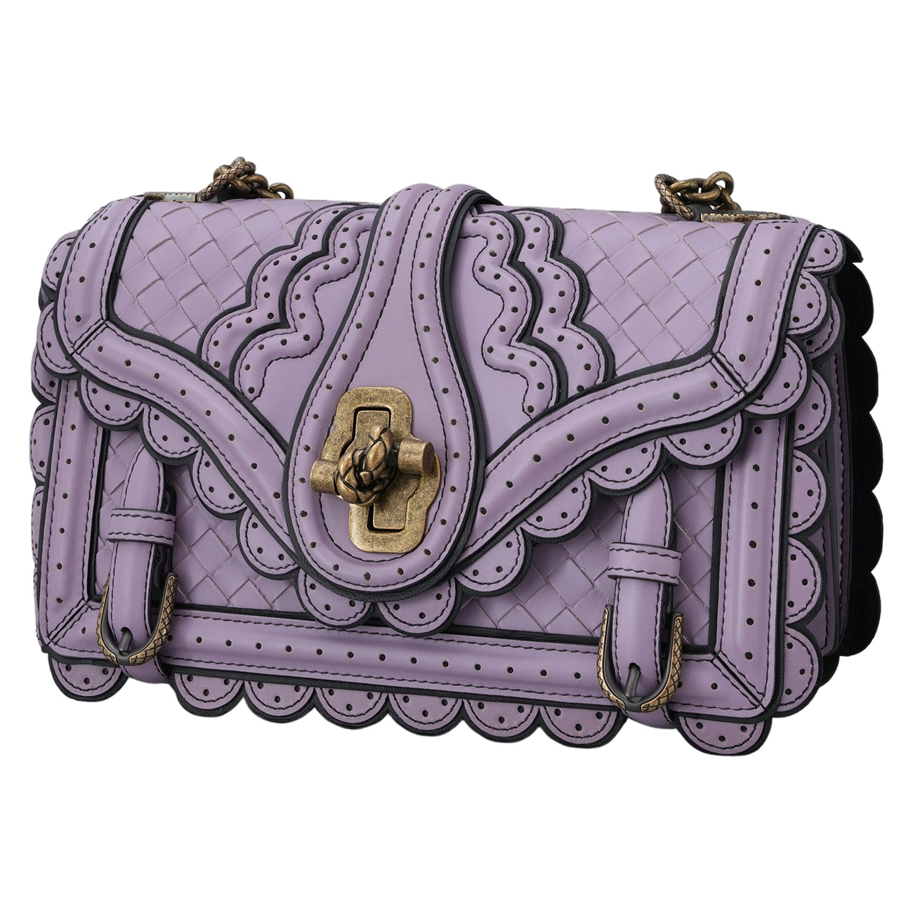 BOTTEGA VENETA(USED)보테가베네타 시티 놋 체인 숄더백